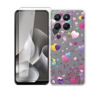 AQGGIIXY Custodia con Proteggi Schermo per Motorola Moto G37 - YQ29