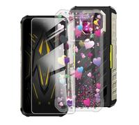 AQGGIIXY Custodia con Proteggi Schermo per Ulefone Armor 22 Pro - YQ29 | 6.58". Silicone morbido, antiscivolo, antiurto, durezza 9H, antigraffio, ultra sottile, HD chiaro.