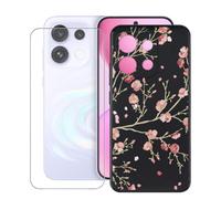 AQGGIIXY Custodia Nera Stampato e Vetro per oppo reno 16 pro - WM84 | Per oppo reno 16 pro (6.78"). Custodia nera stampato + vetro temperato 9H, anti-caduta, antigraffio, anti-impronte.