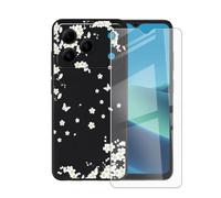 AQGGIIXY Custodia Nero con Proteggi Schermo per Doogee Note 56X Lite - WM91