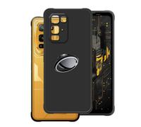 AQGGIIXY Custodia Nero con Supporto Ad Anello per Blackview Fort 5