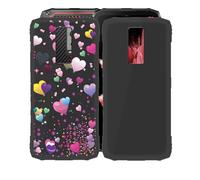 AQGGIIXY Custodia per Doogee Blade 10 PRO (6.56"), [2 Pezzi] Black Morbido Silicone Custodia Protettivo TPU Protezione Case, TPU Bumper Leggero Morbido Shell Case per Doogee Blade 10 PRO