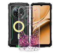 AQGGIIXY Custodia per Doogee Fire 7 Pro (6.60") Cover, Transparente Protettivo Sottile Morbido Silicone Custodia Protezioni Bumper Antigraffi Case Skin - Molto amore