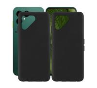 AQGGIIXY Custodia per Fairphone 6 (6.31") Cover, 2 pezzi Black Protettivo Sottile Morbido Silicone Custodia Protezioni Skin Bumper - per Fairphone 6