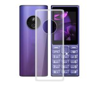 AQGGIIXY Custodia per Nokia 110 4G 2024 (2.0") Cover, Transparente Protettivo Sottile Morbido Silicone Custodia Protezioni Skin Bumper - Clear