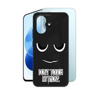 AQGGIIXY Custodia per Redmi Note 17 4G Nero - DUO6 | 6.99". Silicone morbido, antiscivolo, bordi rialzati, angoli rinforzati, antiurto, presa sicura, protezione quotidiana.