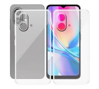 AQGGIIXY Custodia per ZTE Blade A35e 4G (6.52") Cover, 2 pezzi Transparent Protettivo Sottile Morbido Silicone Custodia Protezioni Skin Bumper - per ZTE Blade A35e 4G