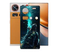 AQGGIIXY Custodia per ZTE Nubia Z70S Ultra (6.85") Cover, Black Protettivo Sottile Morbido Silicone Custodia Protezioni Bumper Antigraffi Case Skin per ZTE Nubia Z70S Ultra - Piacere.