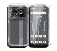AQGGIIXY Custodia Trasparente e 2 Vetri per Hotwav Cyber 16 Pro | 6.60". Anti-ingiallimento, silicone flessibile, bordi protettivi + confezione 2 vetri 9H, senza bolle.