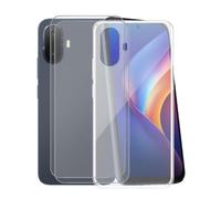 AQGGIIXY Custodia Trasparente e 2 Vetri per TCL K70 5G | 6.80". Anti-ingiallimento, silicone flessibile, bordi protettivi + confezione 2 vetri 9H, senza bolle.