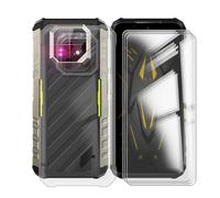 AQGGIIXY Custodia Trasparente e 3 Vetri per Ulefone Armor 22 Pro | 6.58". Mostra design originale, angoli rinforzati + confezione 3 vetri 9H, protezione totale duratura.
