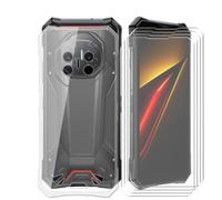 AQGGIIXY Custodia Trasparente e 4 Vetri per Doogee S300 Plus