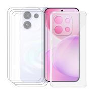 AQGGIIXY Custodia Trasparente e 4 Vetri per oppo reno 16 pro