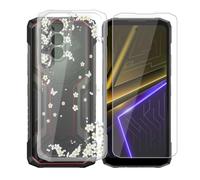 AQGGIIXY Custodia Trasparente e Vetro per Doogee Blade 20 Plus - WM91
