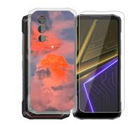 AQGGIIXY Custodia Trasparente e Vetro per Doogee Blade 20 Plus - XT131 | 6.60". Custodia anti-ingiallimento + vetro 9H, silicone morbido, senza bolle, protezione totale.