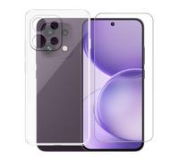 AQGGIIXY Custodia Trasparente e Vetro per Oppo Reno16 FS 5G - clear
