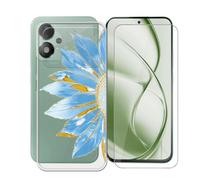 AQGGIIXY Custodia Trasparente e Vetro per POCO M8 Power - W19