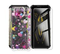 AQGGIIXY Custodia Trasparente e Vetro per Ulefone Armor 22 Pro - YQ29 | 6.58". Custodia anti-ingiallimento + vetro 9H, silicone morbido, senza bolle, protezione totale.