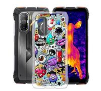 AQGGIIXY Custodia Trasparente per Blackview Rock 3 - XS40