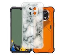 AQGGIIXY Custodia Trasparente per Cubot kingkong ES 5 - WM73 | 6.88". Anti-ingiallimento, silicone morbido, bordi rialzati, angoli rinforzati, mostra design originale.