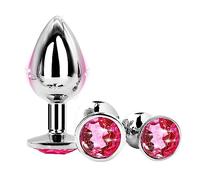 aQi1-Giocattoli In Acciaio Inossidabile Solido Di 3 Dimensioni Con Giocattoli (Pink) Usati Ṕlūg Ḁnàli Ḁnàlé Ḅūṱṱ Ṕlūg ḀnâlêŜêx Pîccólo Dilàtâtore Ânâls Dónna Ḁmǎl Ṕļūgs Plây Ṕlūg Ânâlṕlūg Tóy