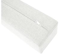 AQIGR Riempitrice per letto lungo per chiudere lo spazio tra la testiera della parete o la pedana per letto singolo/matrimoniale/king size, con coperchio rimovibile(Off white,120x10x15cm)