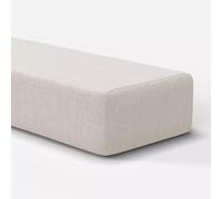 AQIGR Riempitrice Per Letto Lungo Singolo/Matrimoniale/King Size Riempitrice Rettangolare Tra Testiera E Materass, Estensione Del Materasso per Letto Intero(Beige,120x20x25cm)