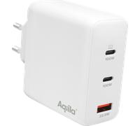 Aqiila chargebird w4 caricatore a spina 120w 2x usb-c 1x usb-a