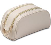 AQKKMN Borsa da Viaggio for Cosmetici Borsa da Viaggio Multifunzionale di Grande capacità(Beige)