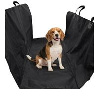 AQPET Telo Amaca Coprisedile Auto per Cani Impermeabile, 140x150 cm, Nero | Tessuto impermeabile, misura universale per auto, protegge i sedili da peli e sporco, per cani di ogni taglia