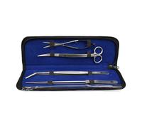 Aqpet Zen Tools Kit Aquascaping 4 Pezzi Con Astuccio Accessorio