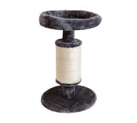 AqpetFriends Dublin Tiragraffi Rivestito In Peluche e Sisal Gatti 58cm Grigio