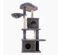 AqpetFriends London Tiragraffi Rivestito In Peluche e Sisal Per Gatti 125cm Grig