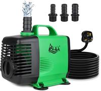 AQQA Pompa Acquario, 25W 2000L/H Regolabile Ultra Silenziosa Pompa Acqua Sommergibile, 2m Testa Alta Pompa Fontana per Idroponica, Laghetto, Acquari
