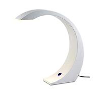 AQQWWER Lampada da scrivania LED touch dimmer Comodino lampada, minimalista Art Modern Style, ferro lampada da tavolo, Crescente Design Forma, a basso consumo di energia, comodini e lampade da tavolo