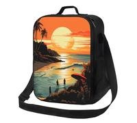 AQRJKHD Borsa termica per il pranzo per donne e uomini, poster originale per la scatola del pranzo estiva senza fine a prova di perdite, riutilizzabile, borsa termica per lavoro, viaggi, picnic