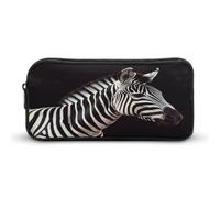 AQRJLPM Animal Zebra Astuccio per matite grande capacità semplice pennarello astuccio estetico portatile con cerniera