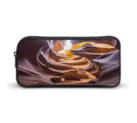 AQRJLPM Antelope Canyon - Astuccio portamatite grande capacità, semplice, portatile, estetico, con cerniera