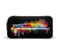 AQRJLPM Astuccio colorato per tastiera di pianoforte e musica, grande capacità, semplice pennarello, portatile, estetico, con cerniera