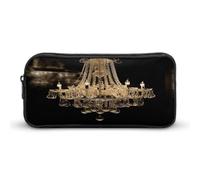 AQRJLPM Astuccio per matite con pittura ad acquerello con libellula, grande capacità, semplice astuccio portatile estetico con cerniera