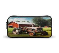 AQRJLPM Azienda Agricola Trattore Matita Pouch Grande Capacità Semplice Marcatore Sacchetto Portatile Estetica Cerniera Astuccio