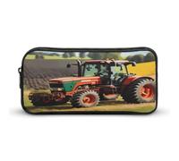 AQRJLPM Azienda Trattori agricoli Astuccio di Matita Grande Capacità Semplice Marcatore Sacchetto Portatile Estetica Cerniera Astuccio