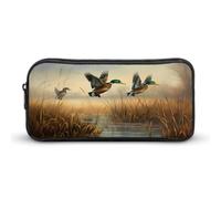 AQRJLPM Caccia Flying Wild Pencil Pouch Grande Capacità Semplice Marcatore Sacchetto Portatile Estetica Cerniera Astuccio