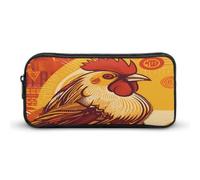 AQRJLPM Cartone animato Pollo Matita Pouch Grande Capacità Semplice Marker Pouch Portatile Estetica Cerniera Astuccio