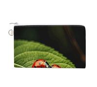 AQRJLPM Deer Hunting Season Wallet Canvas Slim Lightweight Wallet Durable Zip Card Holder for Men Women