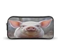 AQRJLPM Divertente astuccio carino animale matita grande capacità semplice pennarello portatile estetico cerniera astuccio