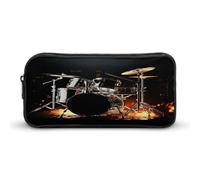 AQRJLPM Drummer Pencil Pouch Grande Capacità Semplice Marker Pouch Portatile Estetica Cerniera Astuccio