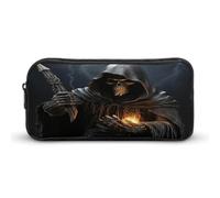 AQRJLPM Grim-Reaper - Astuccio portamatite di grande capacità, semplice astuccio portatile estetico con cerniera