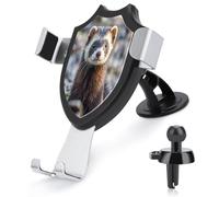 AQRJLPM Hairy Ferret - Supporto per telefono da auto, per cruscotto, parabrezza, ventilazione, gancio in metallo, per tutti gli smartphone e i modelli di auto