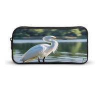 AQRJLPM Heron - Astuccio portamatite con cerniera, grande capacità, semplice